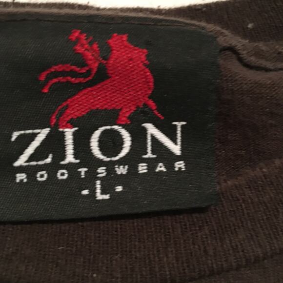 VTG - Zion Rootswear Men’s Bob Marley Buffalo Soldier Image T-Shirt SZ L - Picture 5 of 7